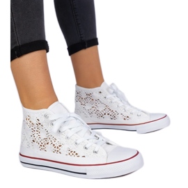 Zapatillas de zapatillas blancas para mujeres blanco