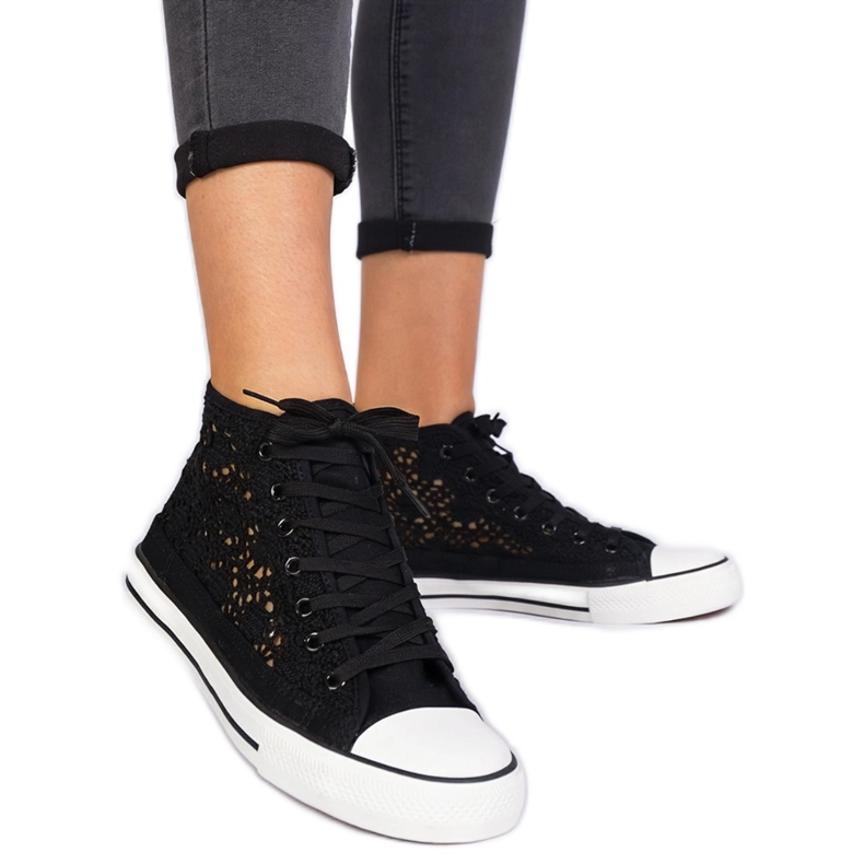 Zapatillas de zapatillas negras para mujeres negro Zapatillas de zapatillas negras para mujeres negro