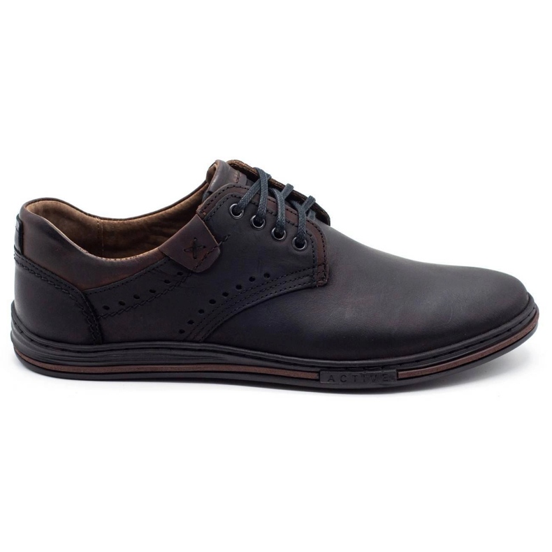 Polbut Zapatos de cuero para hombres casuales 402 negro Polbut Zapatos de cuero para hombres casuales 402 negro