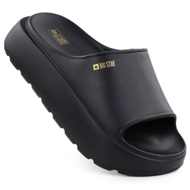 Sports Sports fallas en una suela gruesa Black Big Star RR274A567 negro