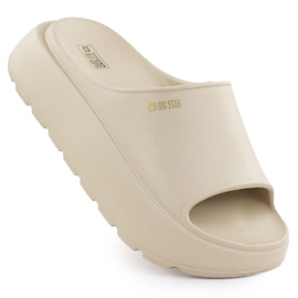 Sports Sports Flip Flip en una espesa suela beige Big Star RR274A569