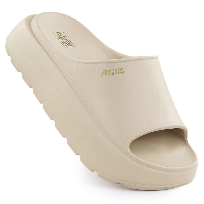 Sports Sports Flip Flip en una espesa suela beige Big Star RR274A569