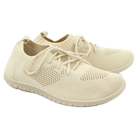 Zapatos deportivos femeninos abiertos beige news 1020
