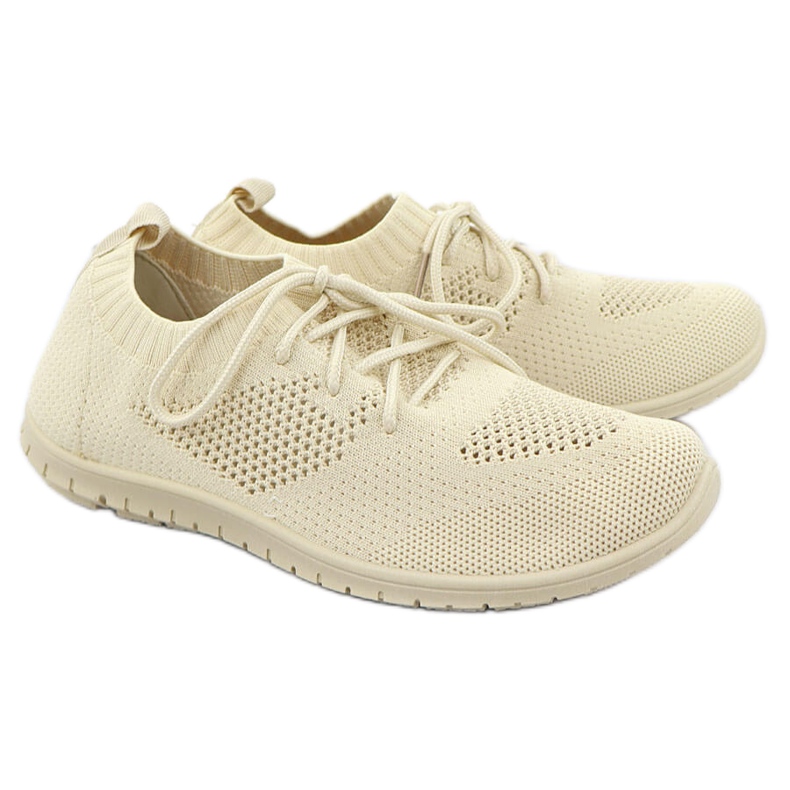 Zapatos deportivos femeninos abiertos beige news 1020