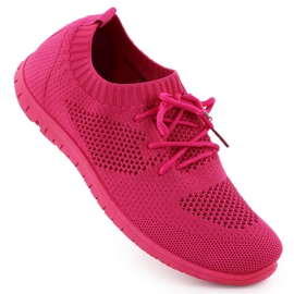 Zapatos deportivos femeninos abiertos fuchsja news 1020 rosa