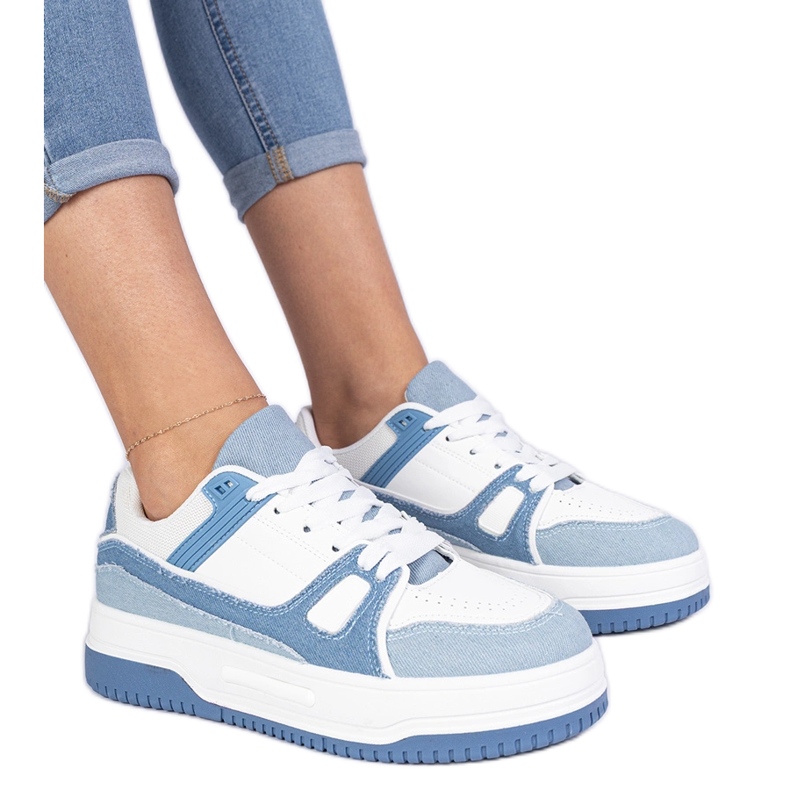 Zapatillas de deporte deportivo de mujeres azules