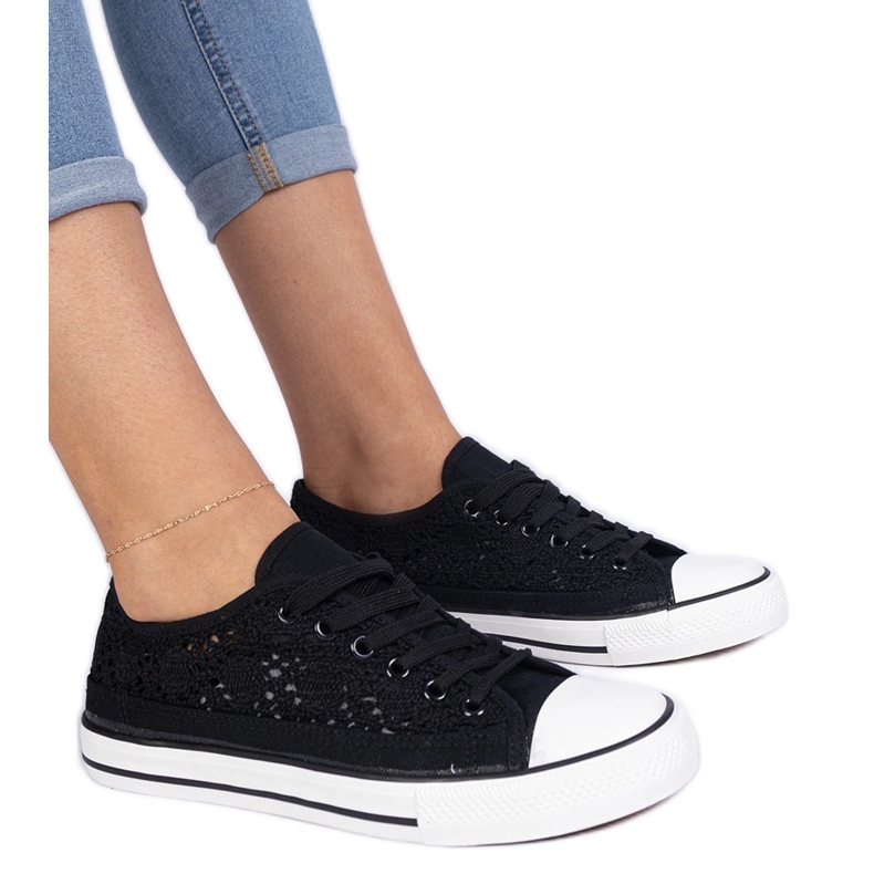 Zapatillas de zapatillas negras para mujeres negro Zapatillas de zapatillas negras para mujeres negro
