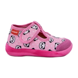 Zapatillas Milami Flexible Rosa Panda Ambeta Velcro rosado
