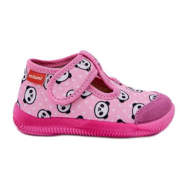 Zapatillas Milami Flexible Rosa Panda Ambeta Velcro rosado