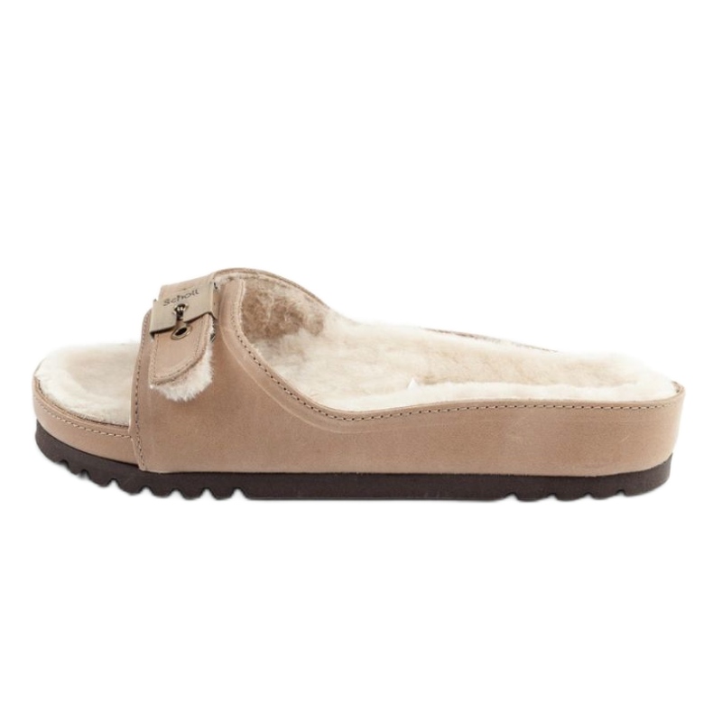 Scholl icónico Meg Taupe F303171062 Flip -Flops beige