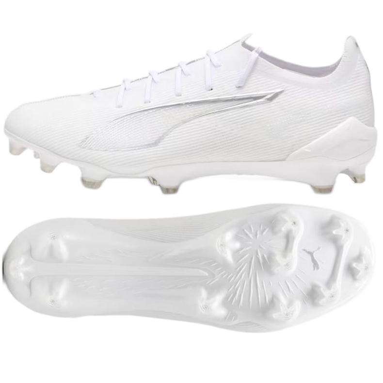 Puma Ultra 5 Ultimate FG 107683-04 Zapatos de fútbol blanco