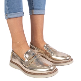 Mocasines de mujer Golden Classic dorado