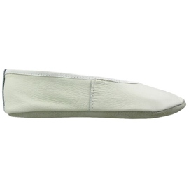 Zapatos de ballet de gimnasia ecológicos blanco