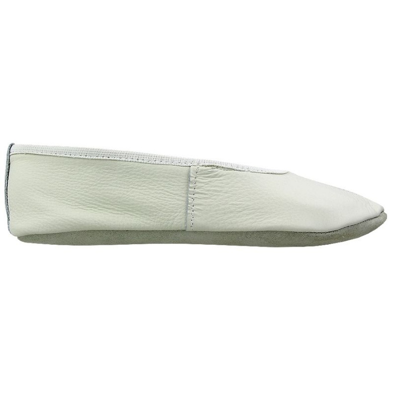 Zapatos de ballet de gimnasia ecológicos blanco