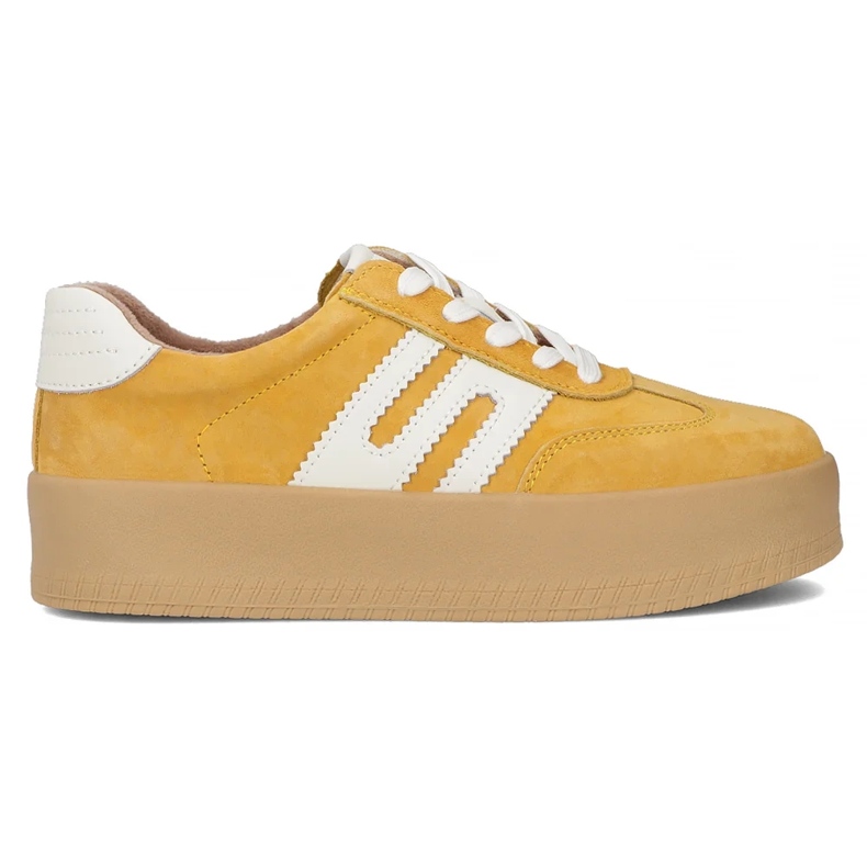 Zapatillas de deporte de cuero Filippo DP6994/25 żółty Leede amarillo