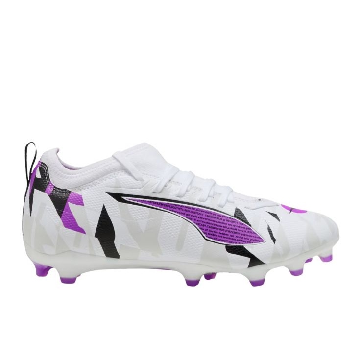 Puma Ultra 5 Match Forever FG/AG 108413 01 Zapatos de fútbol blanco