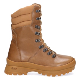 Zapatos tácticos tácticos Pollonus Rudy 6-0124-003 Basior marrón claro marrón