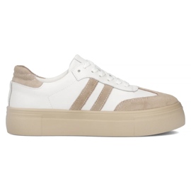 Filippo DP6841/24 zapatillas de cuero blanco