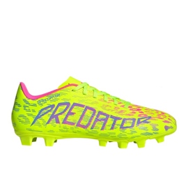 Adidas Predator Club FG/MG ID1324 Zapatos de fútbol amarillo