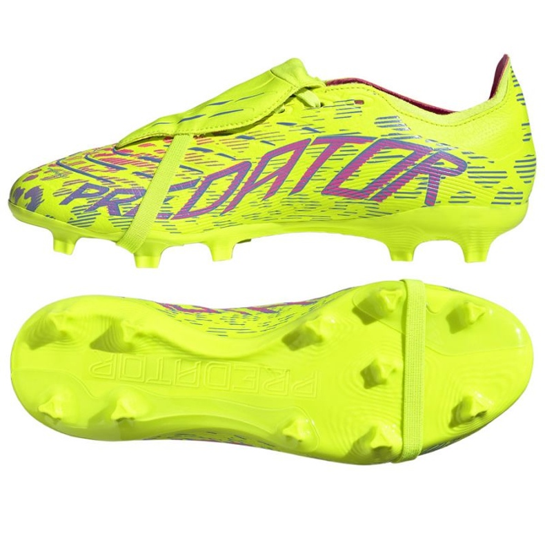 Adidas Predator League ft fg/mg jp9827 zapatos de fútbol amarillo