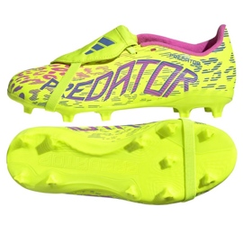 Adidas Predator League FT FG JP9837 Zapatos de fútbol amarillo