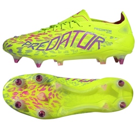 ADIDAS Predator Elite SG ID3851 Zapatos de fútbol amarillo