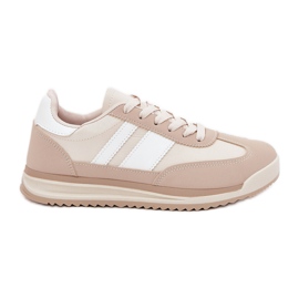 Zapatillas deportivas beige para mujer