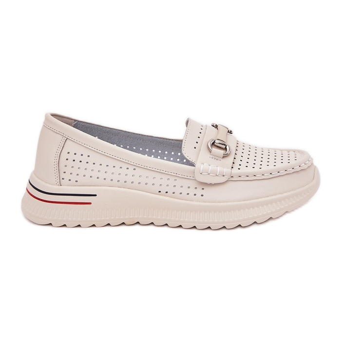 Openwork Vinceza 95331 Ballerinas naturales beige