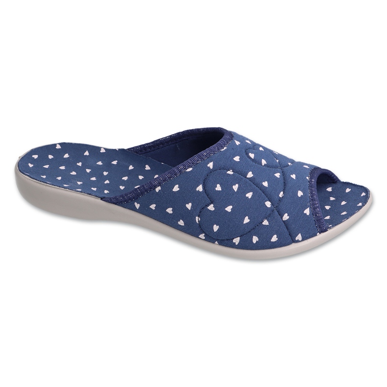 Zapatillas de mujer Befado marina azul pu 254d153 en corazones