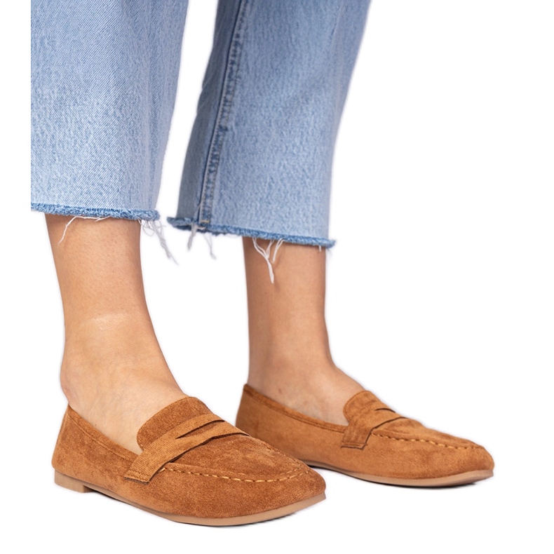 Mocasines marrones elegantes de Ekozamsz marrón