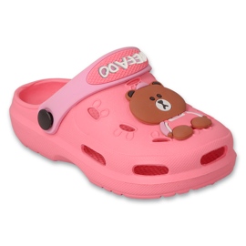 Befado Pink Children's Flip Flip 159p114 Osos rosa