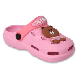 Befado Pink Children's Flip Flip 159p115 Osos rosa