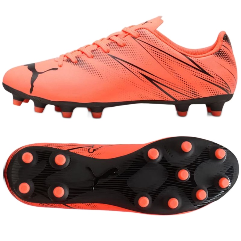 Puma Attacanto FG/AG 107477-14 Zapatos de fútbol rojo
