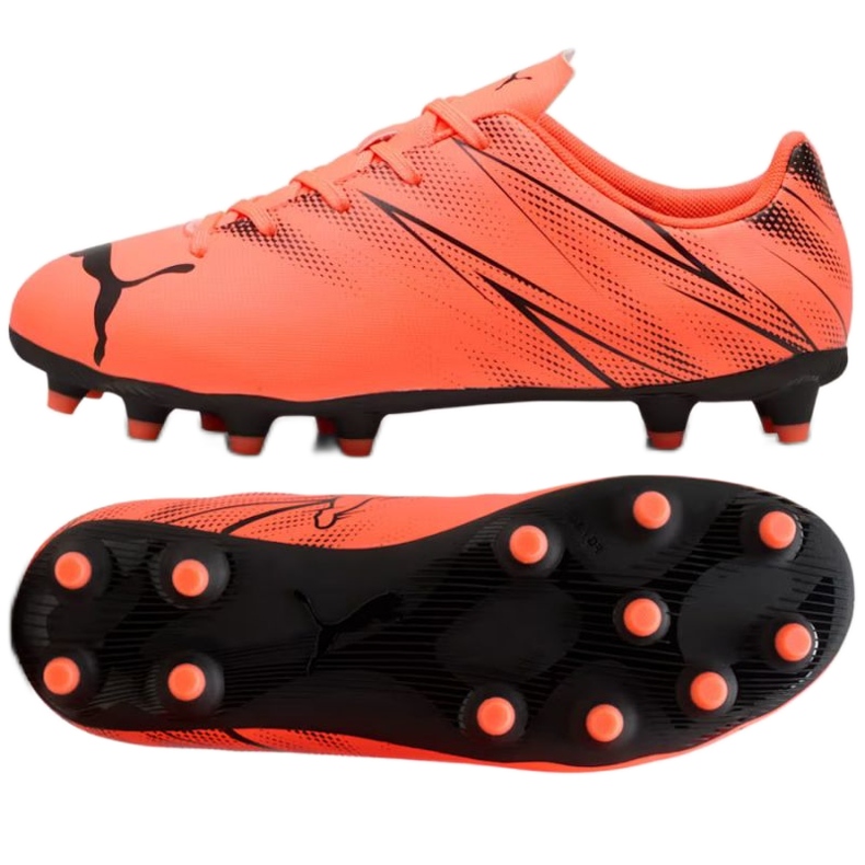Puma Attacanto FG/AG 107480-14 Zapatos de fútbol rojo
