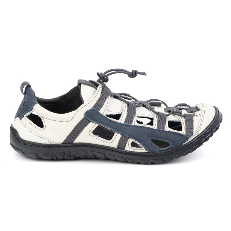 Olivier Zapatos de bicicleta de cuero para hombres 262 kz blanco