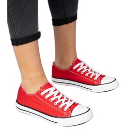 Zapatillas de zapatillas rojas clásicas rojo