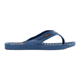 Blue Men's Flip -flops azul