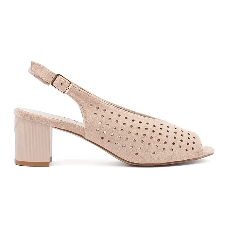 Goodin Light -Beige Sandalias abiertas en un poste bajo