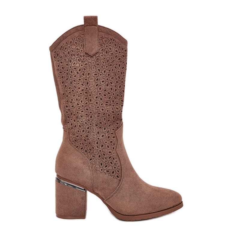 S.Barski Botas abiertas Cowboy S. Barski Hy51-238 Brown marrón