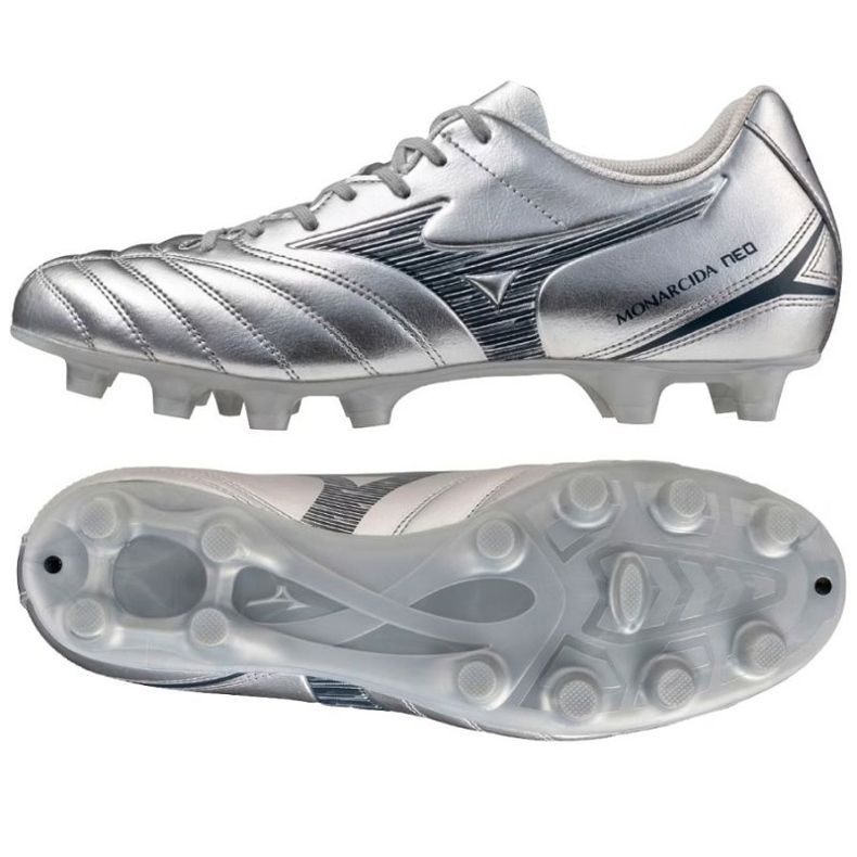 Mizuno Mizuno Neo III SELECT P1GA252504 Zapatos de fútbol plata Mizuno Mizuno Neo III SELECT P1GA252504 Zapatos de fútbol plata