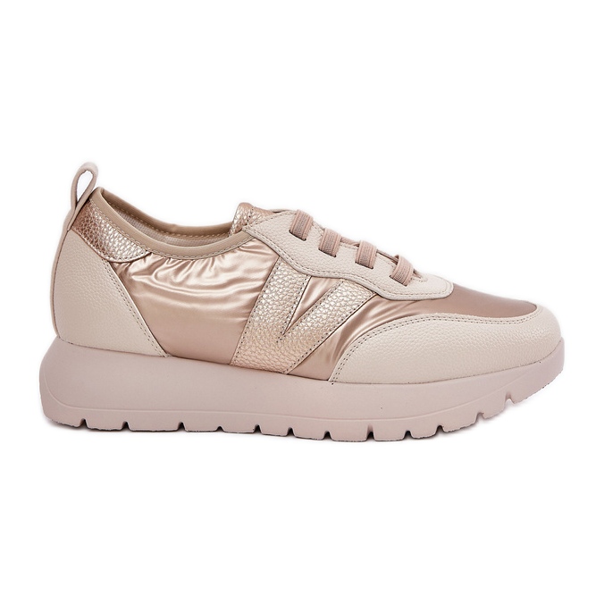 Vinceza Zapatos deportivos femeninos en la plataforma Vincez 58510 Zlotys dorado