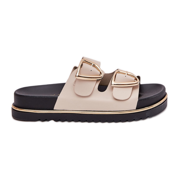 Flip Flip Flip Flip en la plataforma con Beige de Golden Heblas
