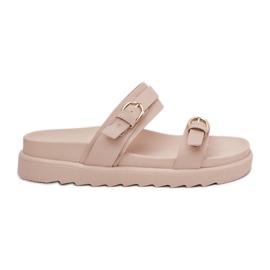 Flip Flip Flip Flip en la plataforma con Beige de Golden Heblas