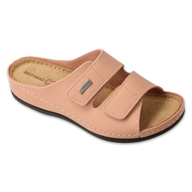 Zapatillas de cuero para mujeres de Befado 158d281 rosa rosado