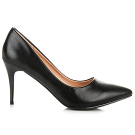 Ideal Shoes tacones negros