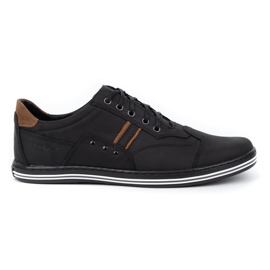 Polbut Zapatos casual hombre 1801 negro nubuck / camel