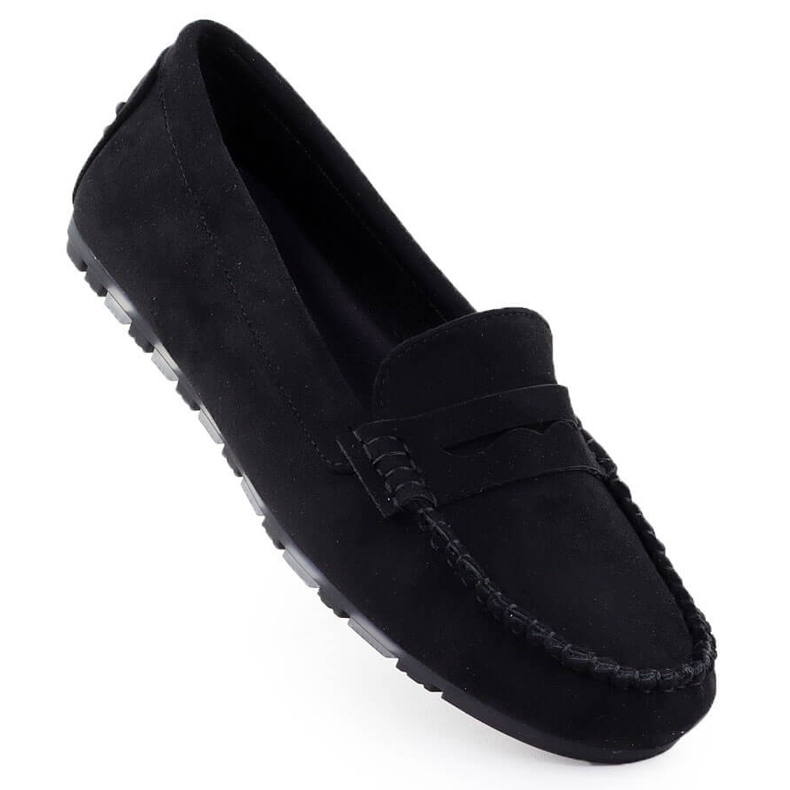 Evento Moccasins Women's Black Evalo 7673 Sabias de ante para mujeres negro Evento Moccasins Women's Black Evalo 7673 Sabias de ante para mujeres negro
