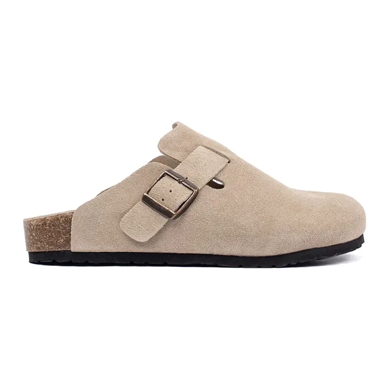 Goodin Flip de cuero para mujeres que contienen luz beige Goodin Flip de cuero para mujeres que contienen luz beige