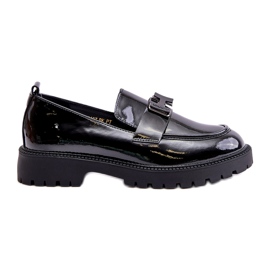 Vinceza 62187 mocasines lacados negro