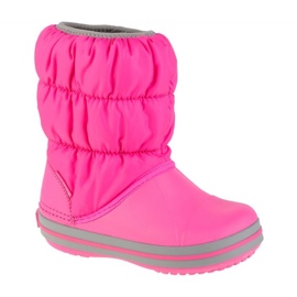 Botas de nieve para niñas Crocs Boot de invernada 14613-6TR rosa